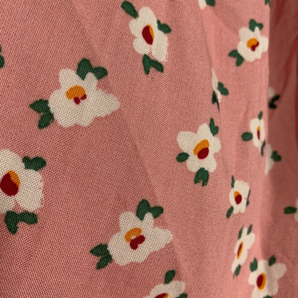 Charlotte Bridgeman Floral Pink Crop Top Sz L NWT - Picture 12 of 16